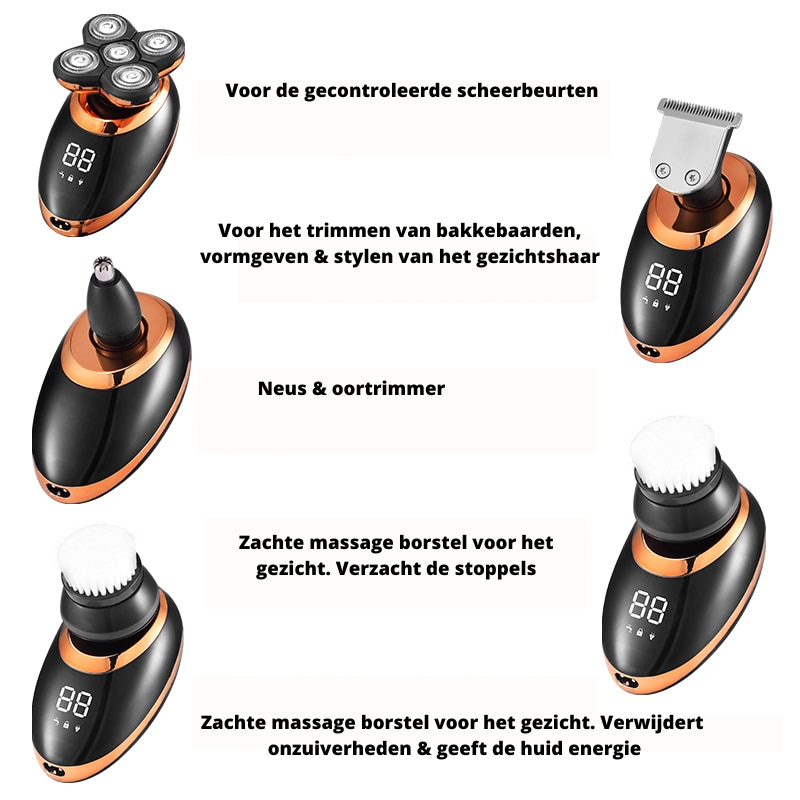 Waterproof Wireless Razor for Men | Multifunctional