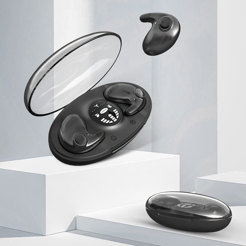SomnioBuds Schlafkopfhörer | Ultra Dünn & Ergonomisch | Noise Cancelling | Wasserdicht IPX5 & 24h Akku