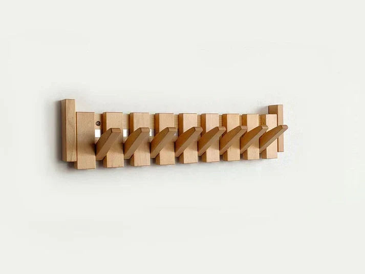 Wooden Piano Coat Rack – Elegant Wall Organizer for the Hallway