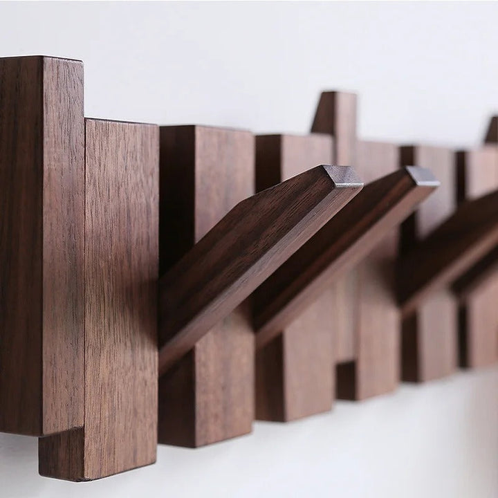 Wooden Piano Coat Rack – Elegant Wall Organizer for the Hallway