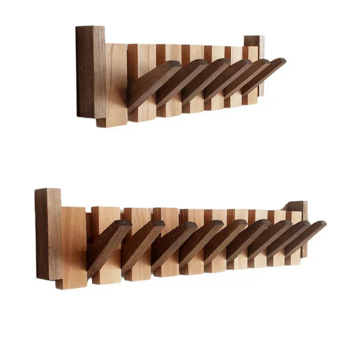 Wooden Piano Coat Rack – Elegant Wall Organizer for the Hallway