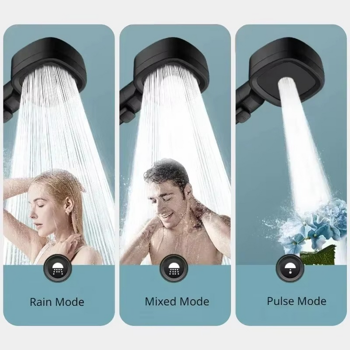 AquaPulse Shower Head - High Pressure | Adjustable Spray Modes